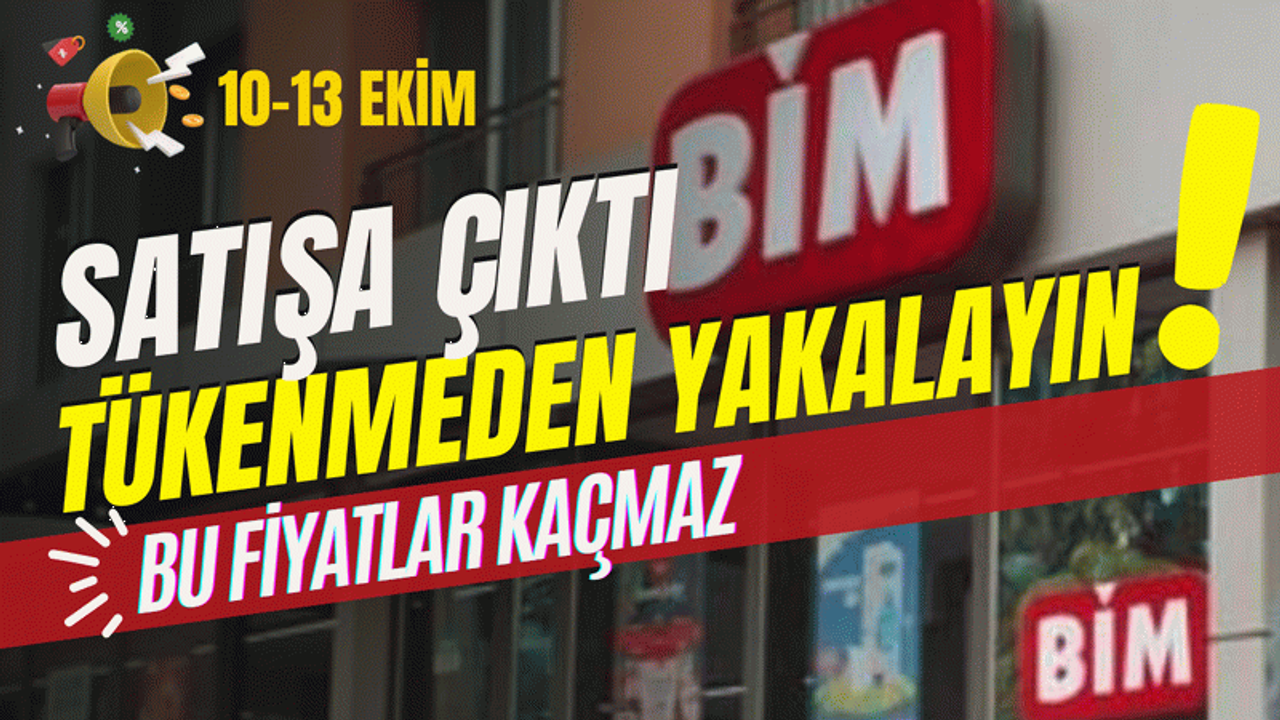 SATIŞA ÇIKTI! BİM'e 10-13 Ekim Cuma arası Spor Malzemeleri, Kemerli Masaj Aleti, Akıllı Bileklik geliyor... Kapış kapış gidecek! BİM 10-13 Ekim Cuma aktüel ürünler kataloğunda ne var? 